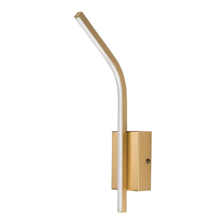 Tilmann beltéri falilámpa, arany színű, 10 W-os LED, 550 lm, 4000 K, magasság: 36 cm, IP44, érintésvezérelt, 75089