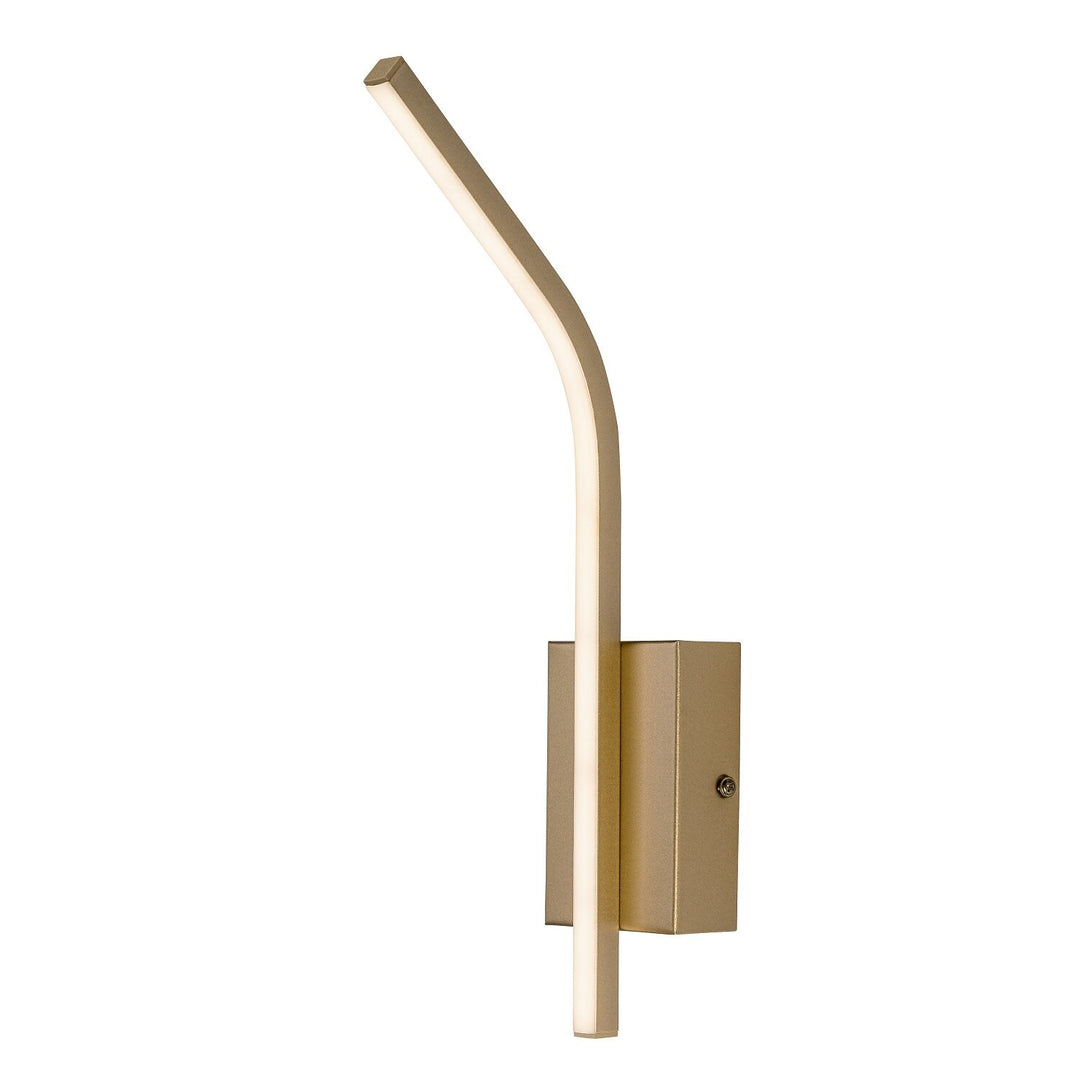 Tilmann beltéri falilámpa, arany színű, 10 W-os LED, 550 lm, 4000 K, magasság: 36 cm, IP44, érintésvezérelt, 75089