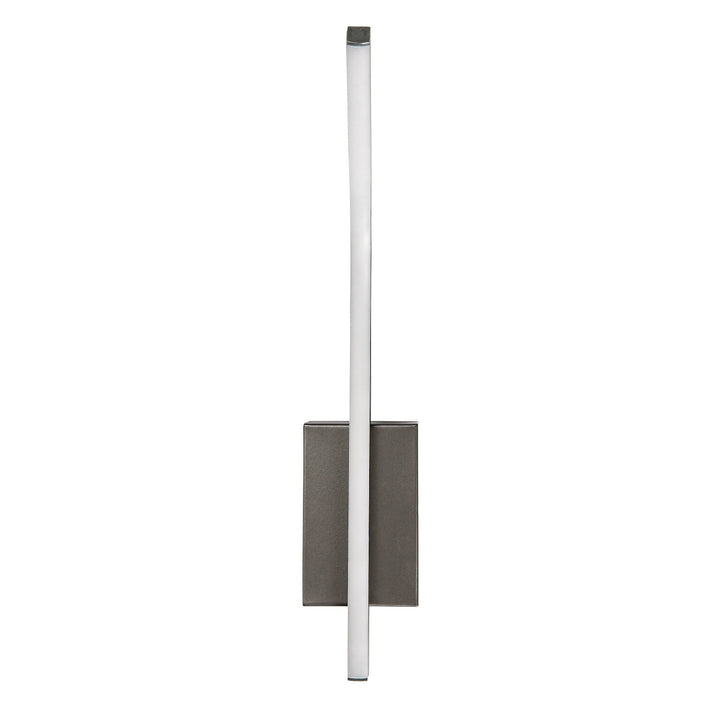 Tilmann beltéri falilámpa, gunmetal, 10 W-os LED, 550 lm, 4000 K, magasság: 36 cm, IP44, érintésvezérelt, 75 000