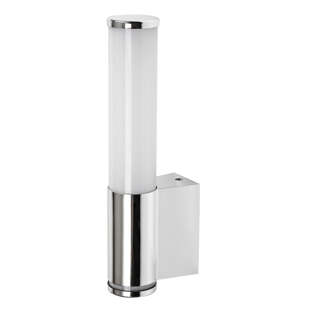 Tenero beltéri falilámpa, LED 6 W, 4000 K, 600 lm, magasság 29 cm, króm, IP44, 75100