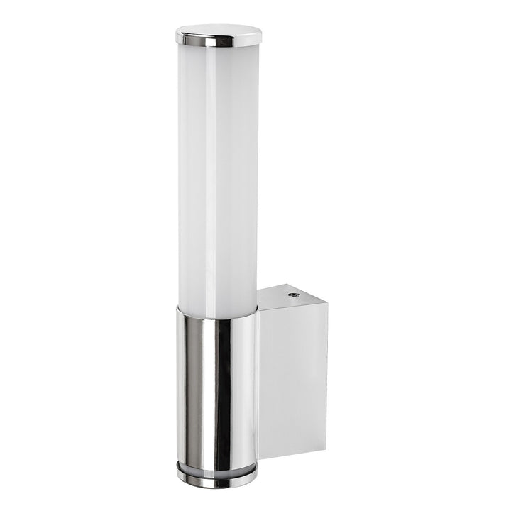 Tenero beltéri falilámpa, LED 6 W, 4000 K, 600 lm, magasság 29 cm, króm, IP44, 75100