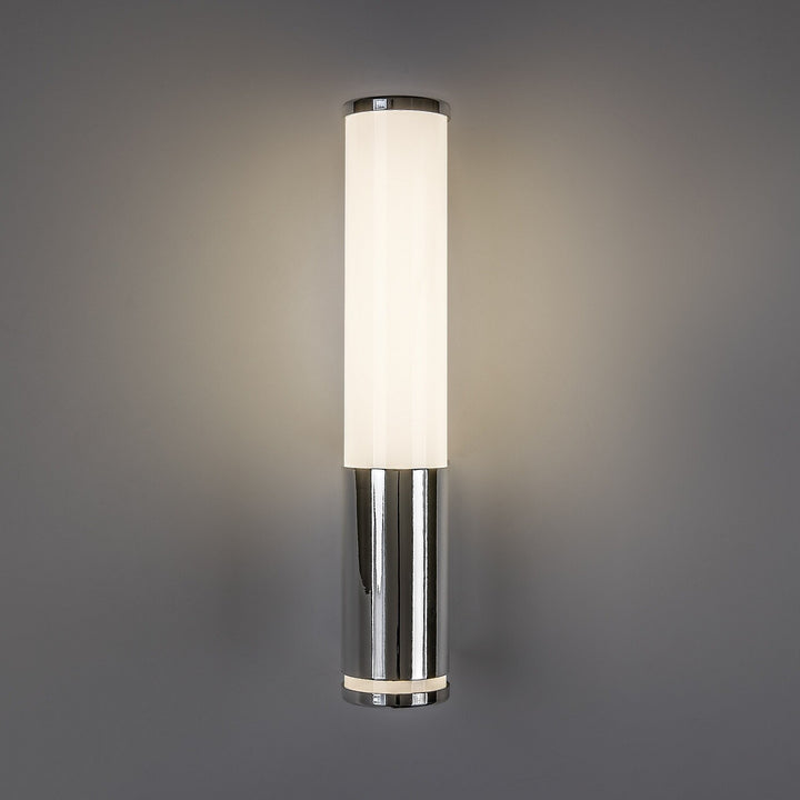 Tenero beltéri falilámpa, LED 6 W, 4000 K, 600 lm, magasság 29 cm, króm, IP44, 75100