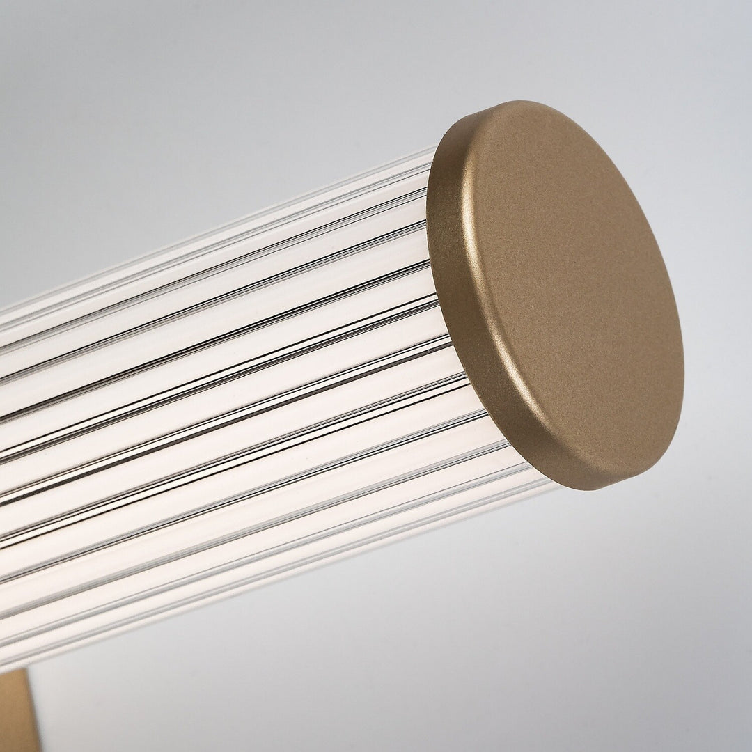 Fürdőszobai falilámpa, Calyn, LED 8 W, 4000 K, 620 lm, hosszúság 40 cm, arany színű, IP44, 75104