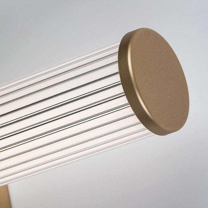 Fürdőszobai falilámpa, Calyn, LED 8 W, 4000 K, 620 lm, hosszúság 40 cm, arany színű, IP44, 75104