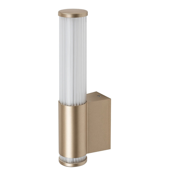 Fürdőszobai falilámpa, Calyn, LED 6 W, 4000 K, 530 lm, magasság 29 cm, arany színű, IP44, 75106