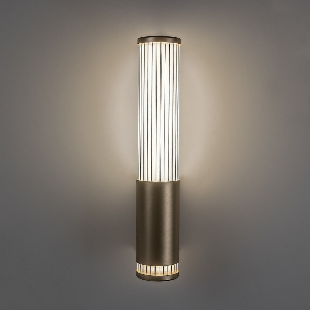 Fürdőszobai falilámpa, Calyn, LED 6 W, 4000 K, 530 lm, magasság 29 cm, arany színű, IP44, 75106