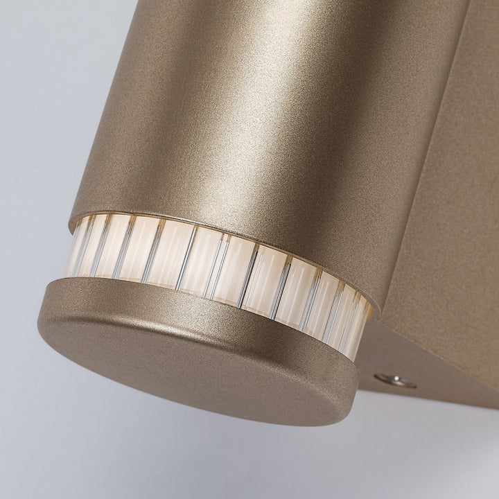 Fürdőszobai falilámpa, Calyn, LED 6 W, 4000 K, 530 lm, magasság 29 cm, arany színű, IP44, 75106
