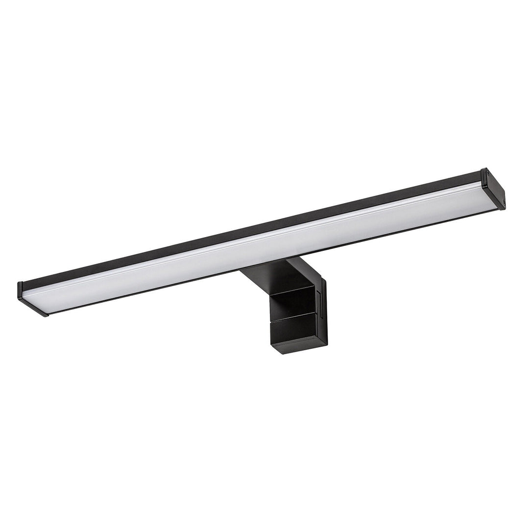 Fürdőszobai falilámpa, Seyra, LED 8 W, 4000 K, 650 lm, hossz: 40 cm, fekete, IP44, 75112