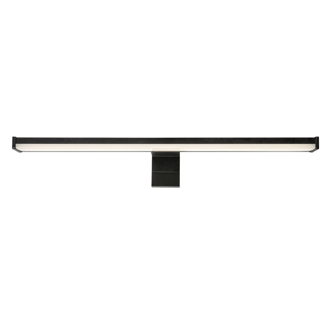 Fürdőszobai falilámpa, Seyra, LED 8 W, 4000 K, 650 lm, hossz: 40 cm, fekete, IP44, 75112