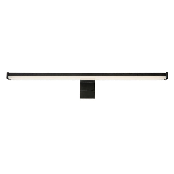 Fürdőszobai falilámpa, Seyra, LED 8 W, 4000 K, 650 lm, hossz: 40 cm, fekete, IP44, 75112