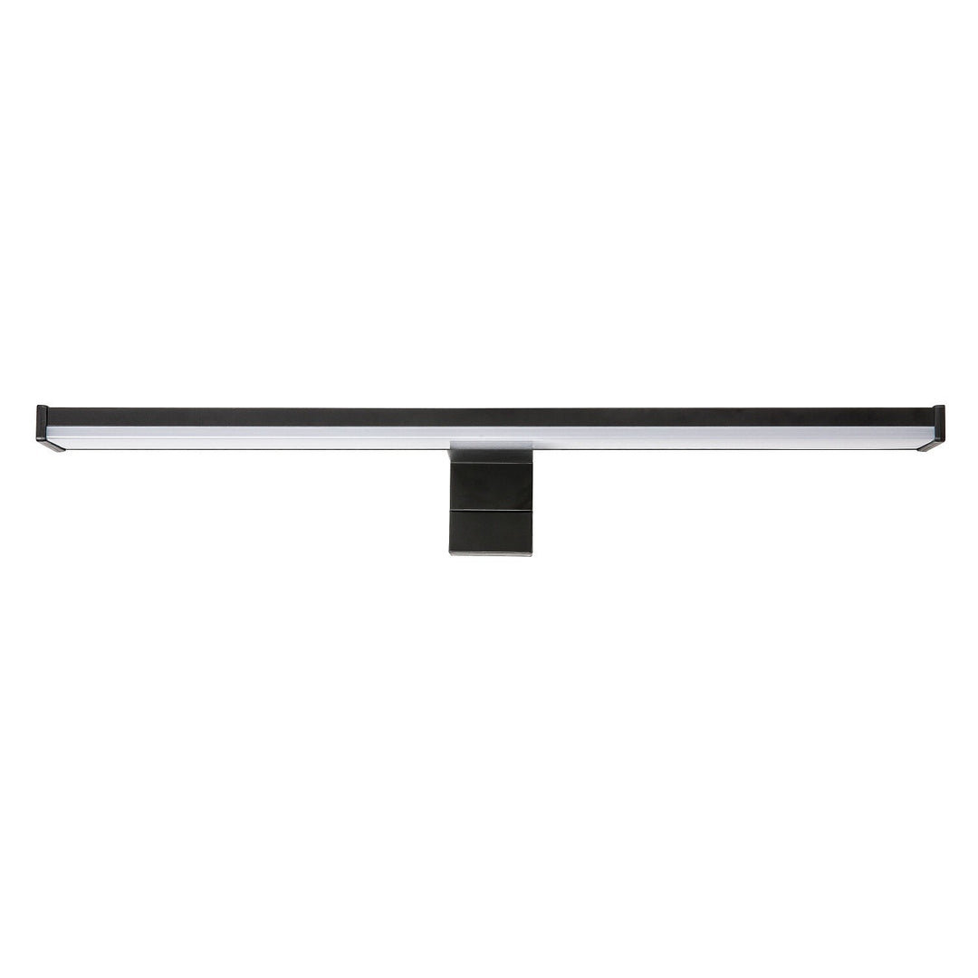 Fürdőszobai falilámpa, Seyra, LED 8 W, 4000 K, 650 lm, hossz: 40 cm, fekete, IP44, 75112