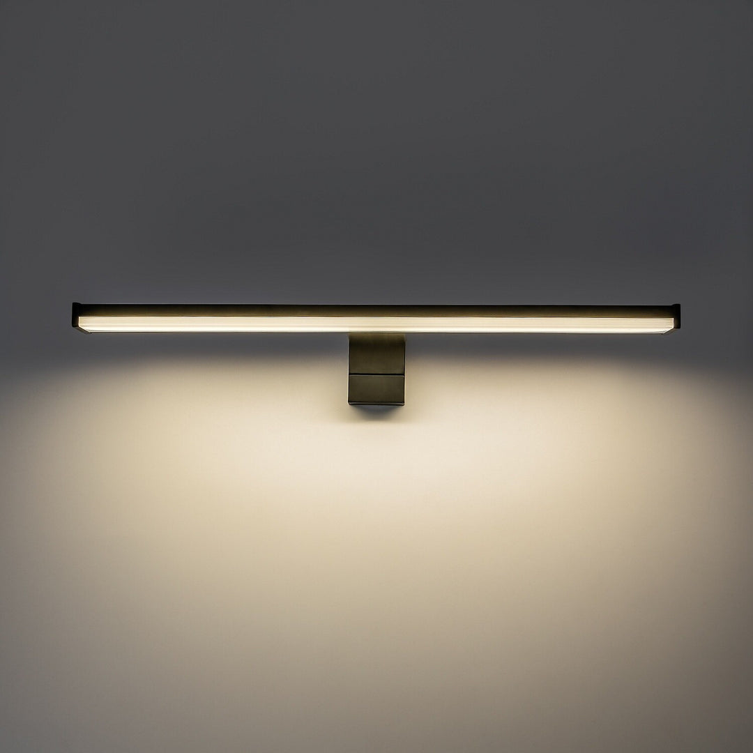 Fürdőszobai falilámpa, Seyra, LED 8 W, 4000 K, 650 lm, hossz: 40 cm, fekete, IP44, 75112