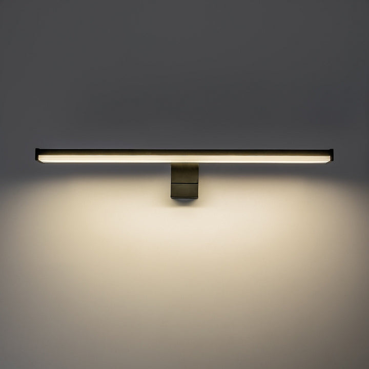 Fürdőszobai falilámpa, Seyra, LED 8 W, 4000 K, 650 lm, hossz: 40 cm, fekete, IP44, 75112