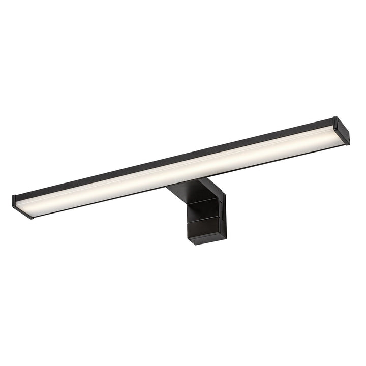 Fürdőszobai falilámpa, Seyra, LED 8 W, 4000 K, 650 lm, hossz: 40 cm, fekete, IP44, 75112