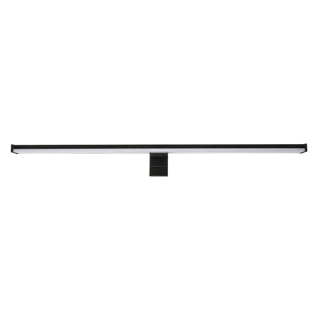 Fürdőszobai falilámpa, Seyra, LED 12 W, 4000 K, 910 lm, hossz: 60 cm, fekete, IP44, 75113