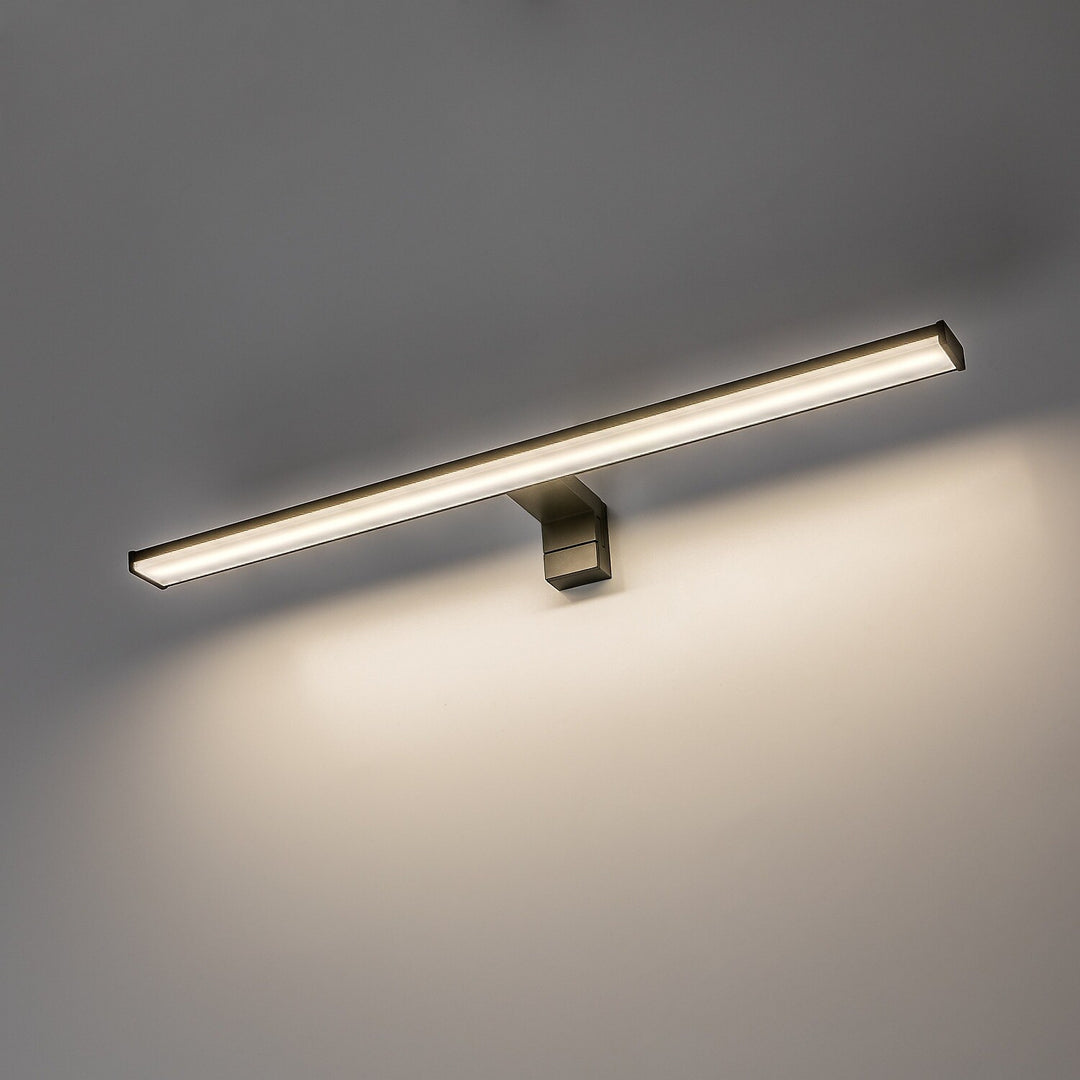 Fürdőszobai falilámpa, Seyra, LED 12 W, 4000 K, 910 lm, hossz: 60 cm, fekete, IP44, 75113