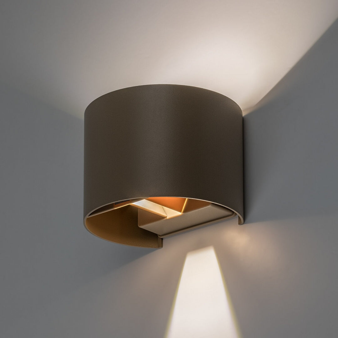 Külső falilámpa, Virna, 5 W-os LED, 420 lm, színhőmérséklet: 2700, 4000, 6500 K, IP54, szürke-bézs, 77217