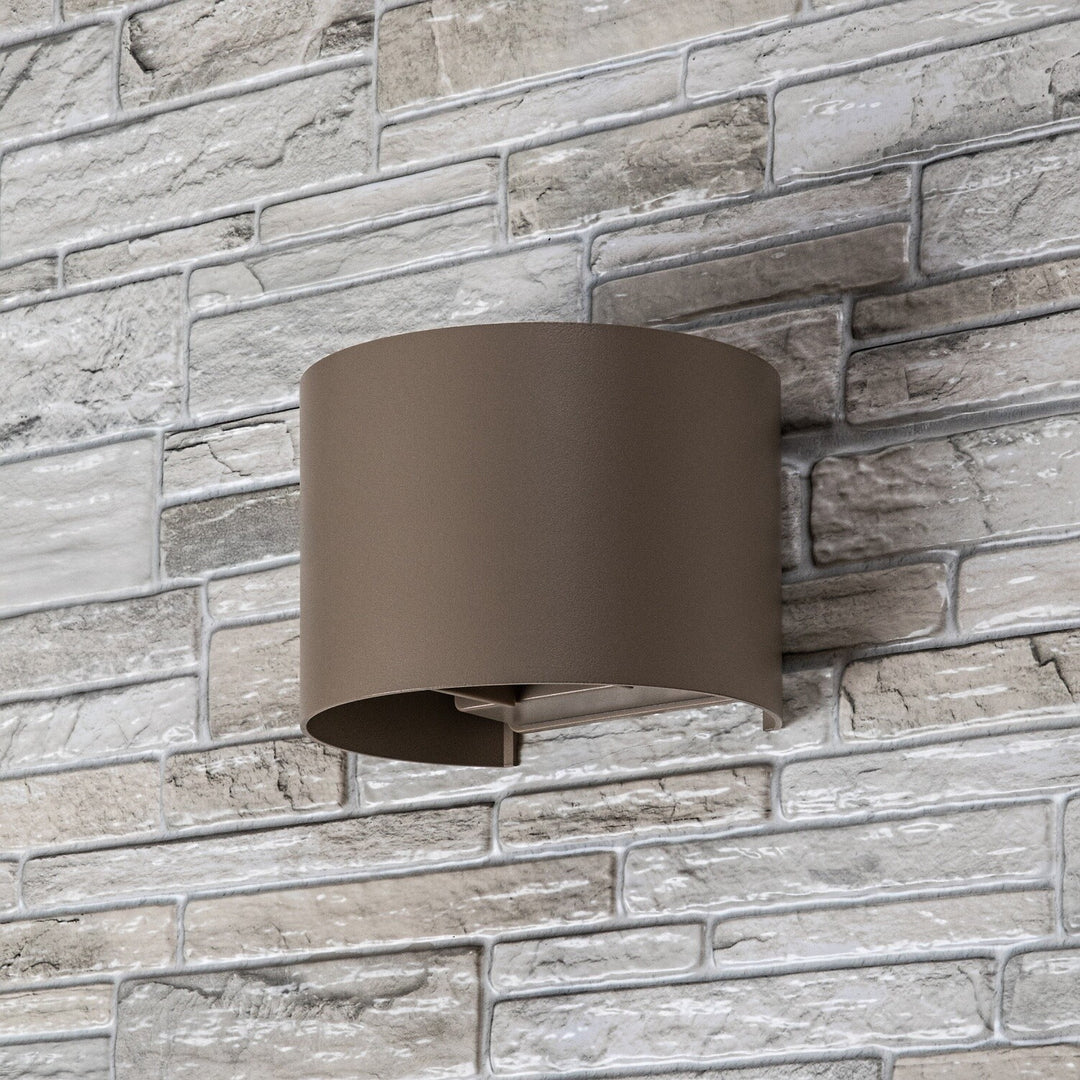 Külső falilámpa, Virna, 5 W-os LED, 420 lm, színhőmérséklet: 2700, 4000, 6500 K, IP54, szürke-bézs, 77217