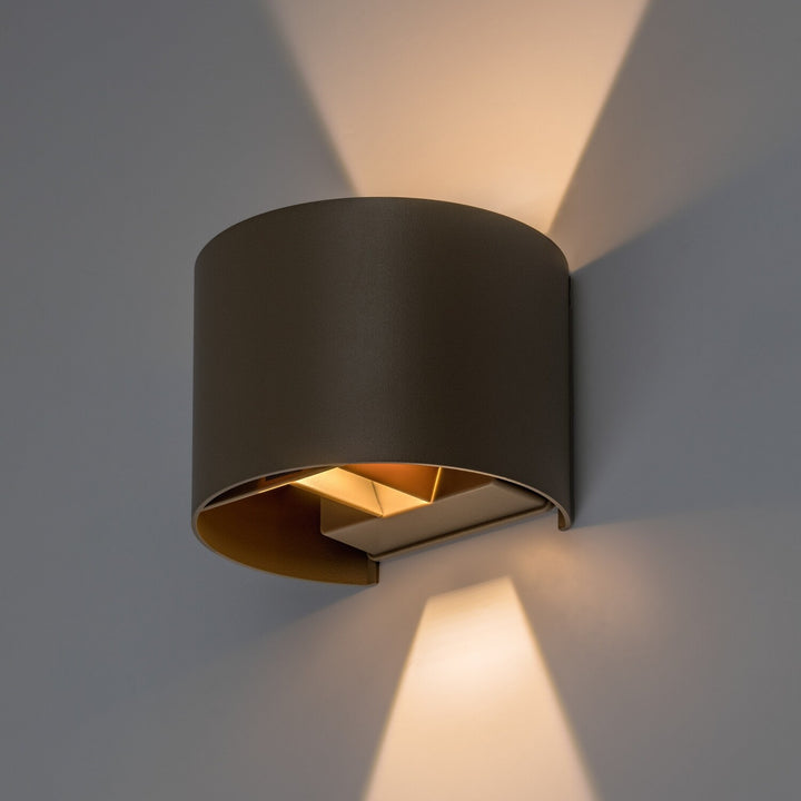 Külső falilámpa, Virna, 5 W-os LED, 420 lm, színhőmérséklet: 2700, 4000, 6500 K, IP54, szürke-bézs, 77217
