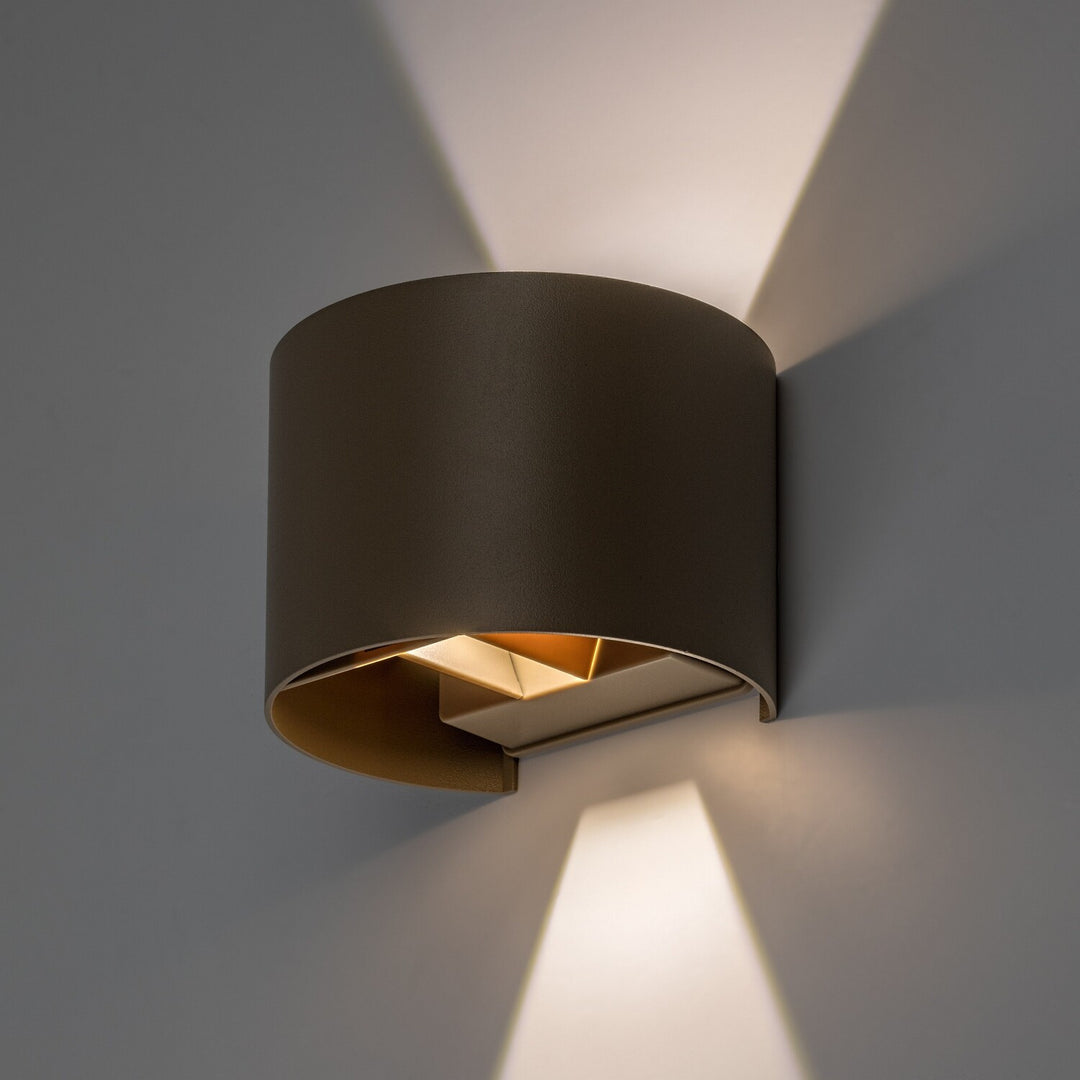 Külső falilámpa, Virna, 5 W-os LED, 420 lm, színhőmérséklet: 2700, 4000, 6500 K, IP54, szürke-bézs, 77217
