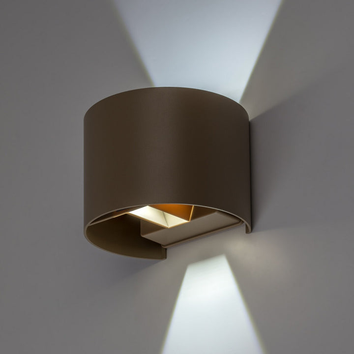 Külső falilámpa, Virna, 5 W-os LED, 420 lm, színhőmérséklet: 2700, 4000, 6500 K, IP54, szürke-bézs, 77217