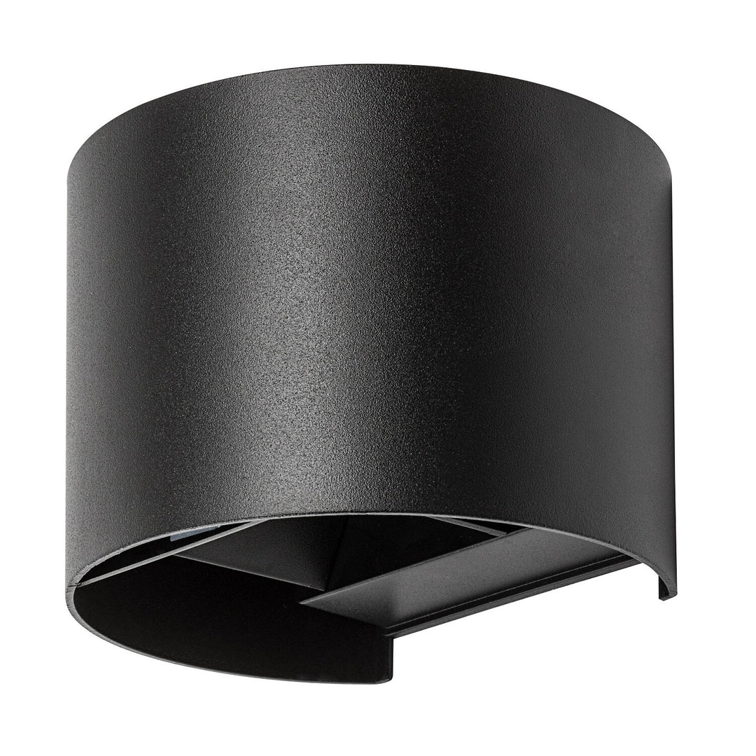 Külső falilámpa, Virna, 5 W-os LED, 420 lm, színhőmérséklet: 2700, 4000, 6500 K, IP54, fekete, 77218