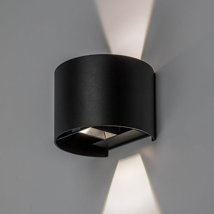 Külső falilámpa, Virna, 5 W-os LED, 420 lm, színhőmérséklet: 2700, 4000, 6500 K, IP54, fekete, 77218
