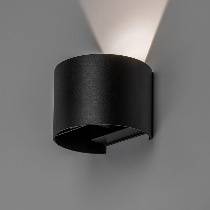 Külső falilámpa, Virna, 5 W-os LED, 420 lm, színhőmérséklet: 2700, 4000, 6500 K, IP54, fekete, 77218
