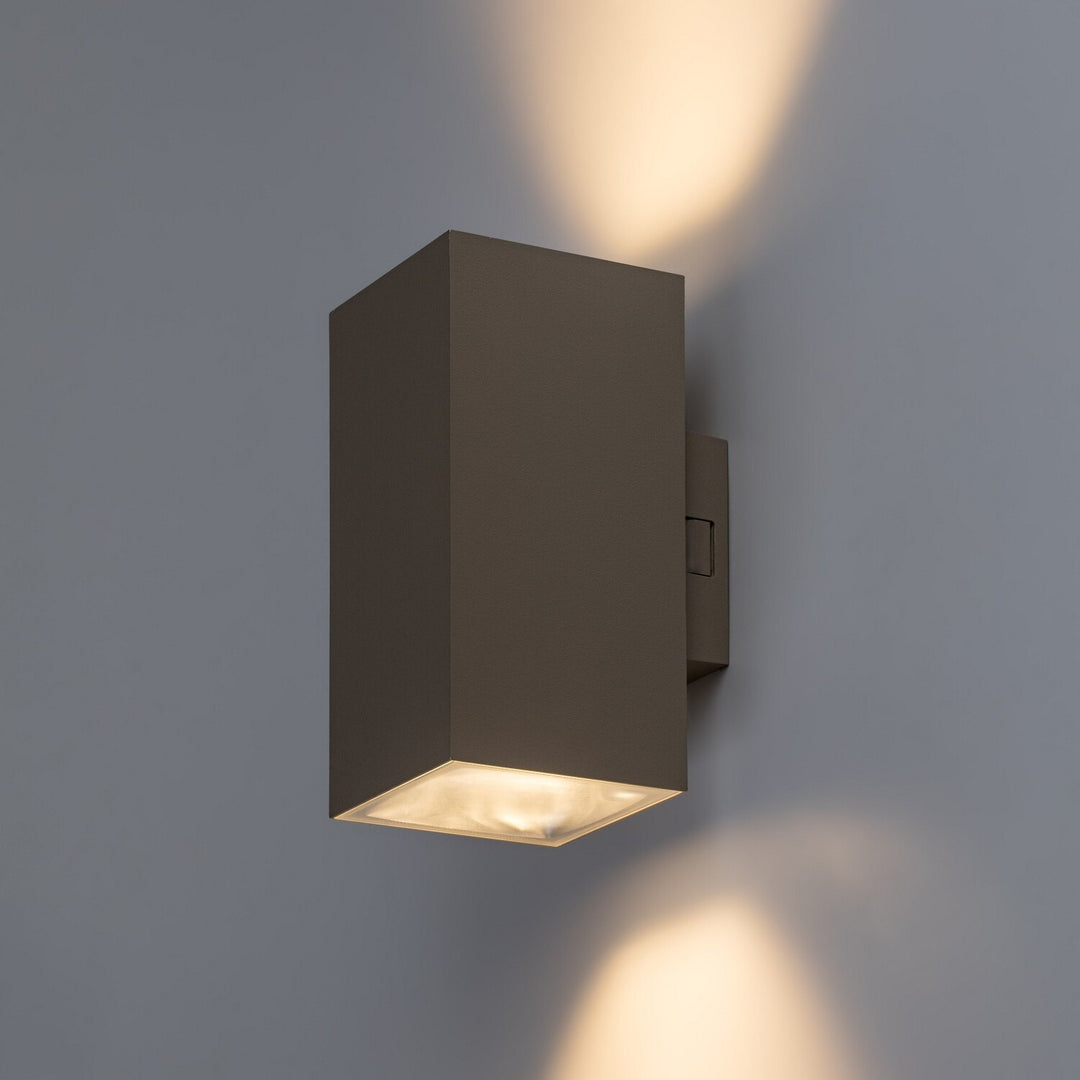 Külső falilámpa, Urfa, LED 18 W, 1800 lm, színhőmérséklet 2700, 4000, 6500 K, magasság 16 cm, IP65, szürke-bézs, 77215