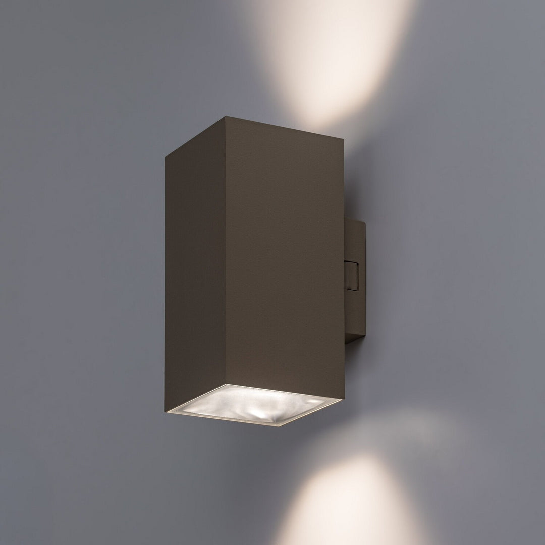 Külső falilámpa, Urfa, LED 18 W, 1800 lm, színhőmérséklet 2700, 4000, 6500 K, magasság 16 cm, IP65, szürke-bézs, 77215