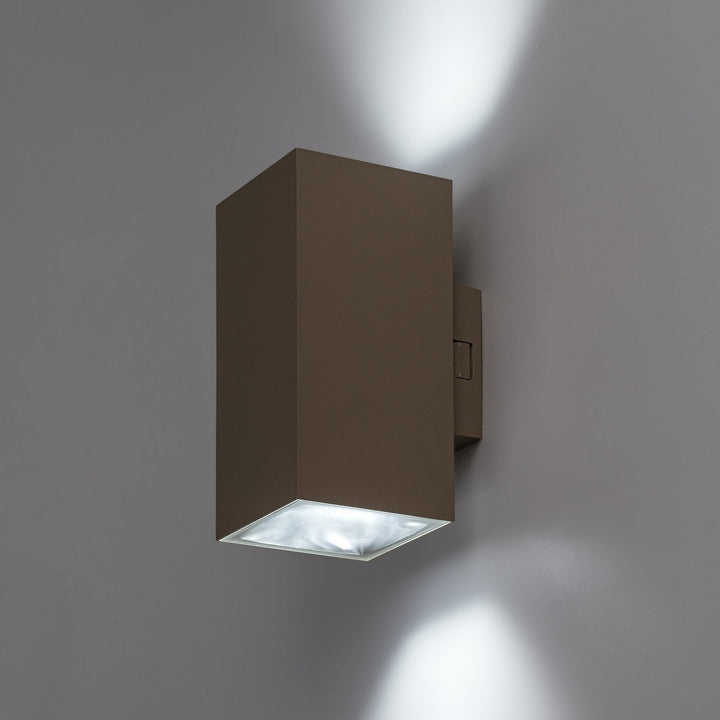 Külső falilámpa, Urfa, LED 18 W, 1800 lm, színhőmérséklet 2700, 4000, 6500 K, magasság 16 cm, IP65, szürke-bézs, 77215