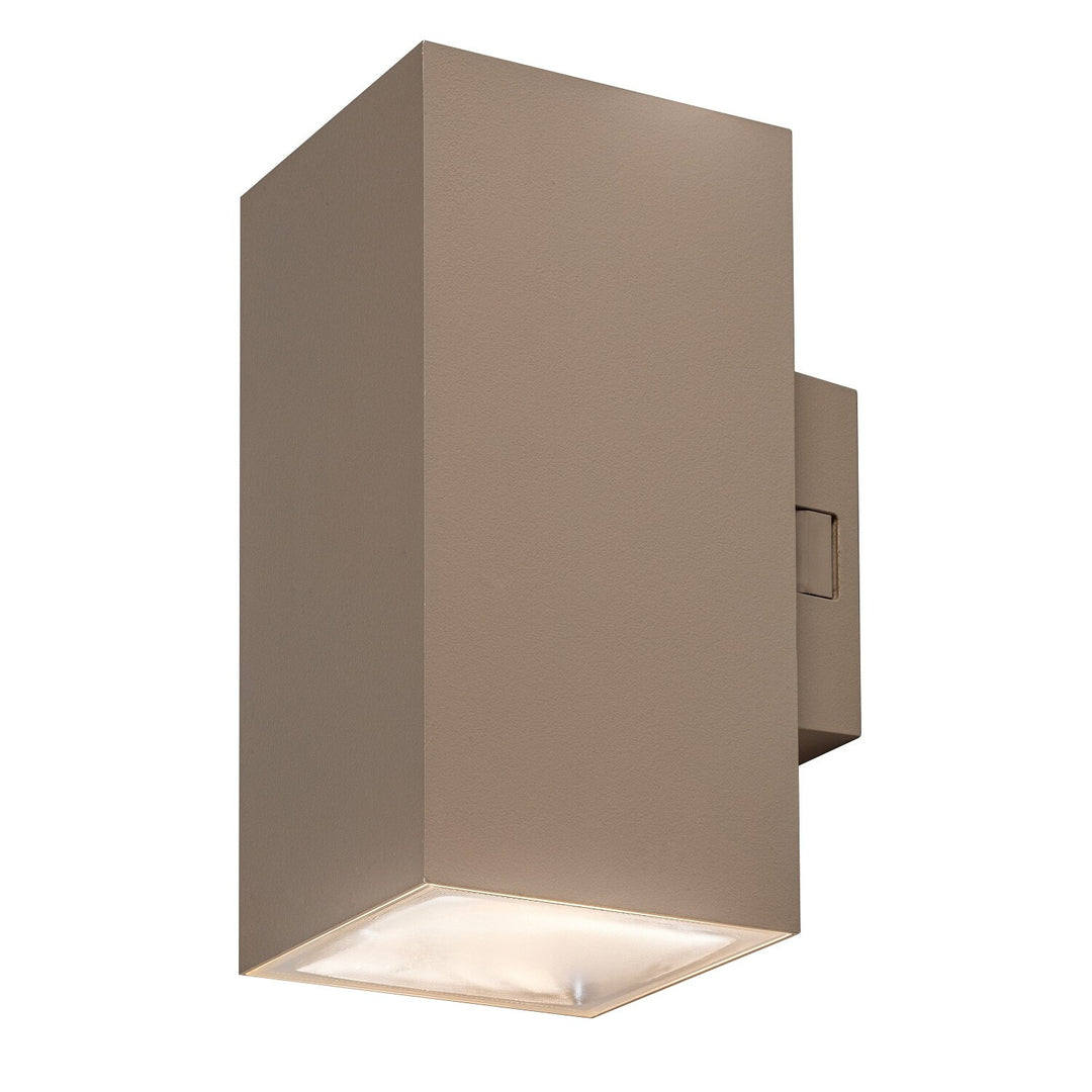 Külső falilámpa, Urfa, LED 18 W, 1800 lm, színhőmérséklet 2700, 4000, 6500 K, magasság 16 cm, IP65, szürke-bézs, 77215