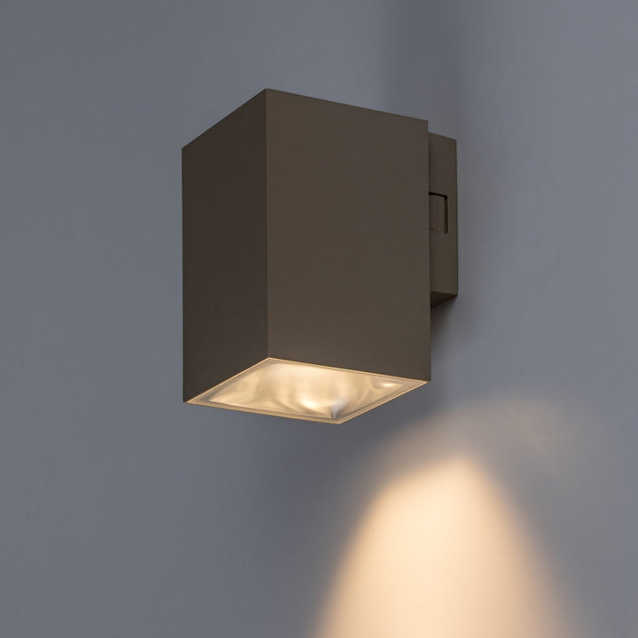 Külső falilámpa, Urfa, LED 9 W, 900 lm, színhőmérséklet 2700, 4000, 6500 K, magasság 11,5 cm, IP65, szürke-bézs, 77216