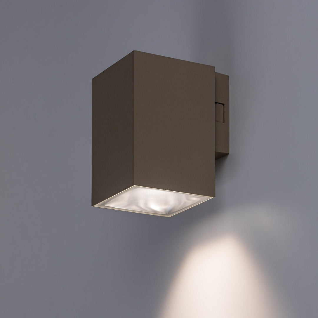 Külső falilámpa, Urfa, LED 9 W, 900 lm, színhőmérséklet 2700, 4000, 6500 K, magasság 11,5 cm, IP65, szürke-bézs, 77216