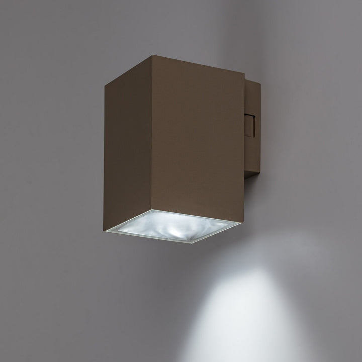 Külső falilámpa, Urfa, LED 9 W, 900 lm, színhőmérséklet 2700, 4000, 6500 K, magasság 11,5 cm, IP65, szürke-bézs, 77216