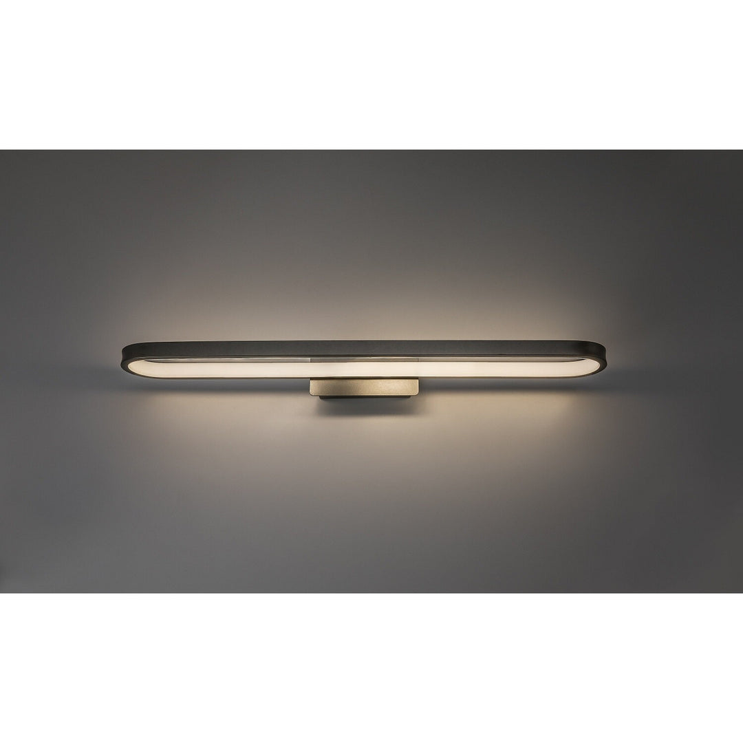 Fürdőszobai falilámpa, Odran, LED 18 W, 1350 lm, 4000 K, hossz: 60 cm, gunmetal, IP44, 75115