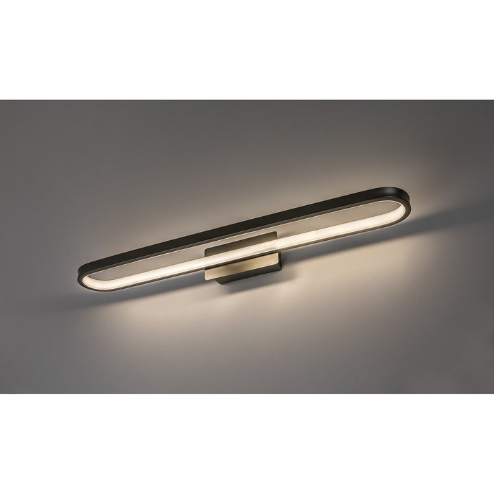 Fürdőszobai falilámpa, Odran, LED 18 W, 1350 lm, 4000 K, hossz: 60 cm, gunmetal, IP44, 75115