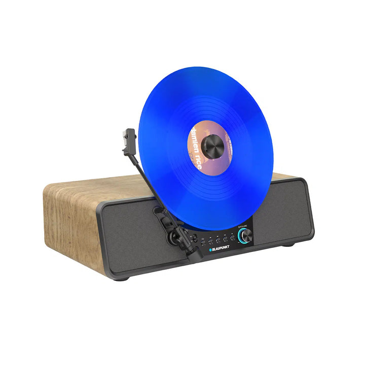 Blaupunkt automatikus lemezjátszó, függőleges kivitel, BT, USB, Audio-Technica hangszedővel, 7" és 12" lemezek lejátszására alkalmas, Varsovia VT200BT