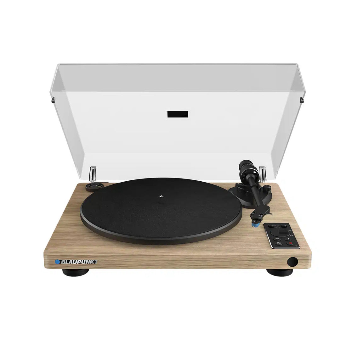 Blaupunkt automatikus lemezjátszó, BT, USB, Audio-Technica hangszedővel, 7" és 12" lemezek lejátszására alkalmas, Varsovia AT100BT