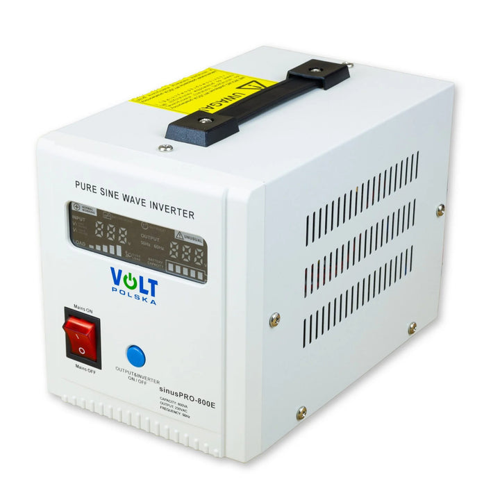 Sinus Pro 800 E vészáramellátó, 12/230 V, állandó teljesítmény 500 W, teljes teljesítmény 800 VA, 3SP080012E