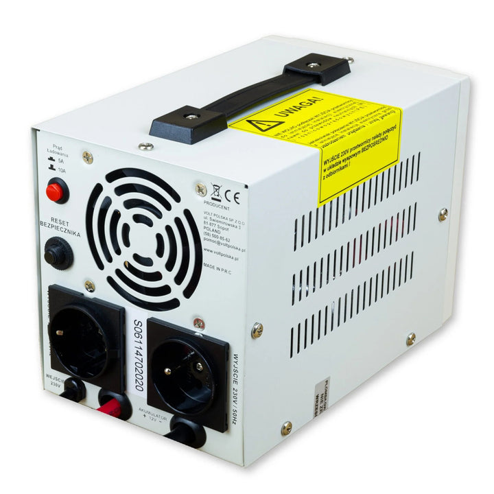 Sinus Pro 800 E vészáramellátó, 12/230 V, állandó teljesítmény 500 W, teljes teljesítmény 800 VA, 3SP080012E