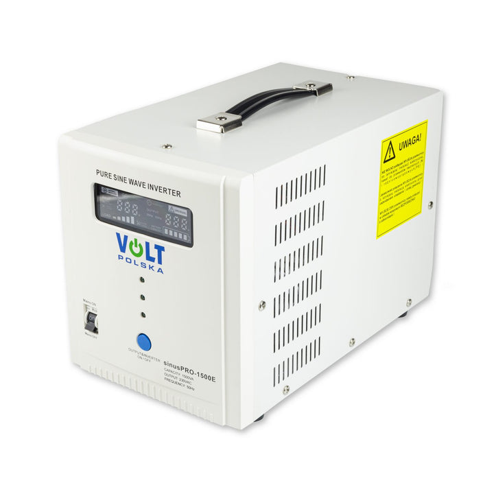 Sinus Pro 1500 E vészáramellátó, 12/230 V, állandó teljesítmény 1050 W, teljes teljesítmény 1500 VA, 3SP091512E