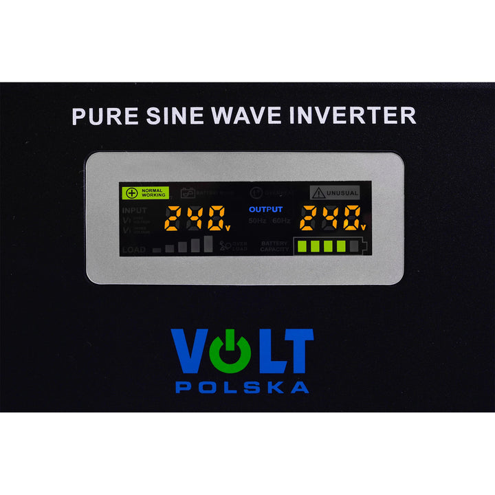 Sinus Pro 1000 W vészáramellátó, 12/230 V, állandó teljesítmény 700 W, teljes teljesítmény 1000 VA, 3SP100012W