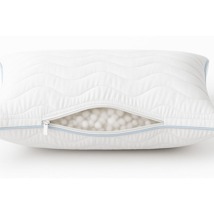 200x200 cm-es antiallergén, steppelt téli paplan + 2 db ProSleep párna