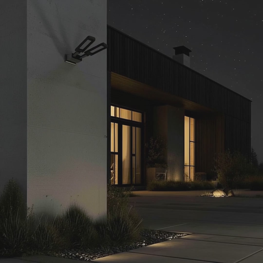 Napelemes LED utcai lámpa mozgásérzékelővel és távirányítóval Maclean IP54, 5W, 2x450lm, 6500K, Li-ion 2400 mAh, 3 üzemmód MCE447