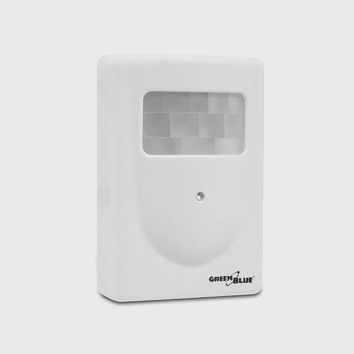 Vezeték nélküli mini riasztás bemenet érzékelő mozgásérzékelővel GB3400 GreenBlue bemenet