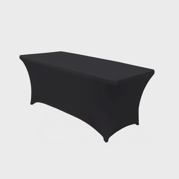 GreenBlue elasztikus terítő vendéglátóipari asztalterítő fekete, 180x75x74cm, spandex, GB372