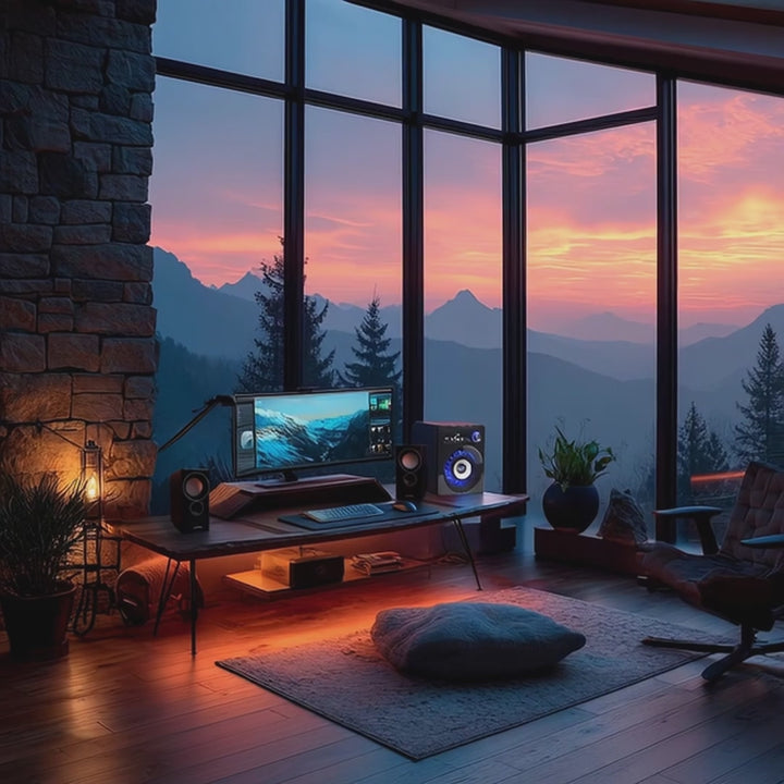 Bluetooth 2.1 hangszórókészlet Audiocore AC910 FM rádió, TF kártya bemenet, AUX, USB tápegység