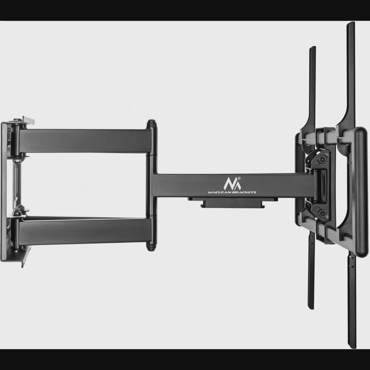 Economy TV tartó Maclean, max VESA900x600, 60-120", 120kg, fekete, MC-482